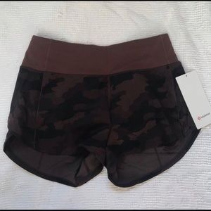 Lululemon camo speed shorts